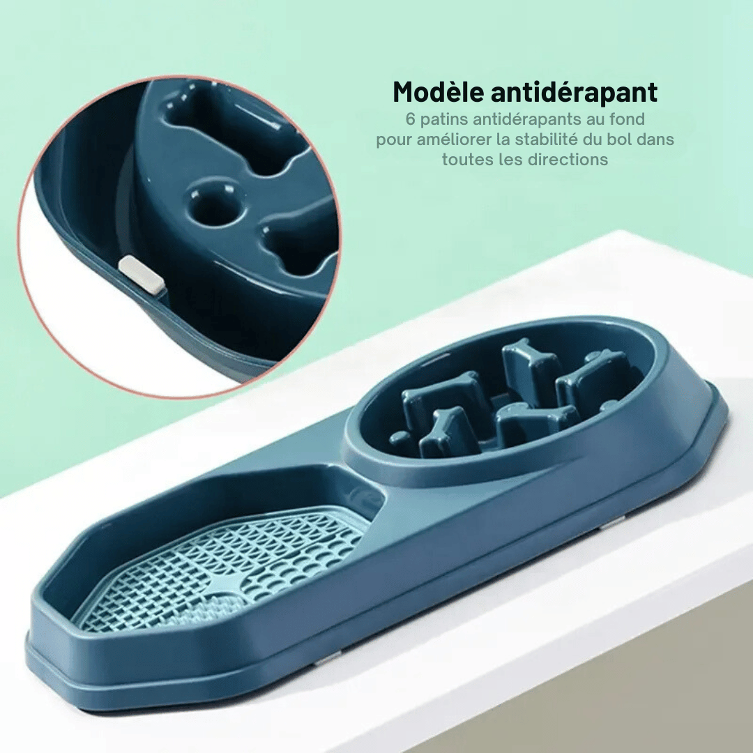 Bol anti glouton pour chiens