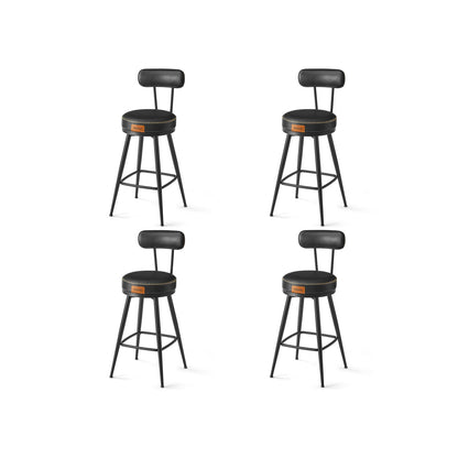 Tabourets de bar design en PU (Lot de 2)