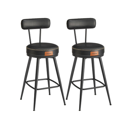 Tabourets de bar design en PU (Lot de 2)