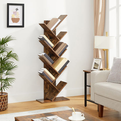Bibliothèque à 8 niveaux en forme d'arbre