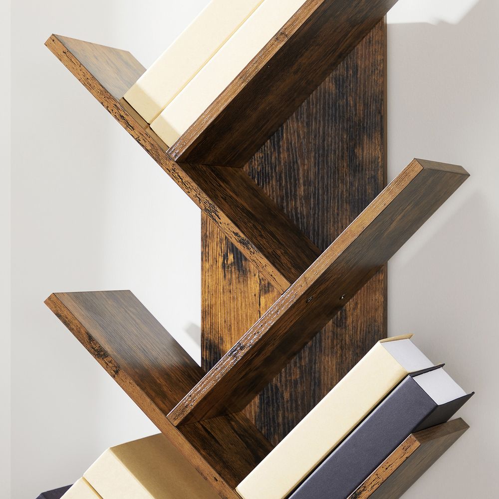 Bibliothèque à 8 niveaux en forme d'arbre