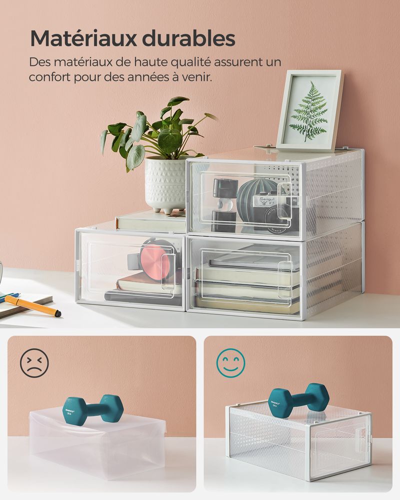 Boîtes à chaussures pliables