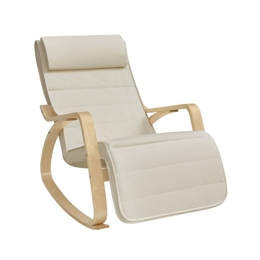 Fauteuil à bascule réglable sur 5 niveaux