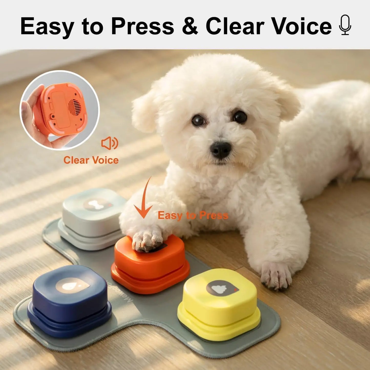 Boutons de communication pour chiens